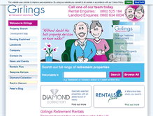 Tablet Screenshot of girlings.co.uk